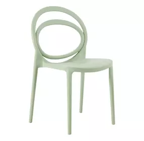 4008 Sea Green Outdoor Stacking Dining Chair Set of 4