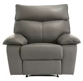 Murray Gray Leather Motion Recliner