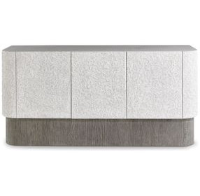 Monolith Ivory 3 Door Buffet with 1 Drawer and 3 Shelves