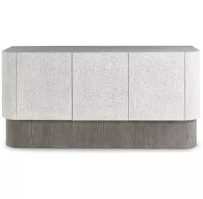 Monolith Ivory 3 Door Buffet with 1 Drawer and 3 Shelves