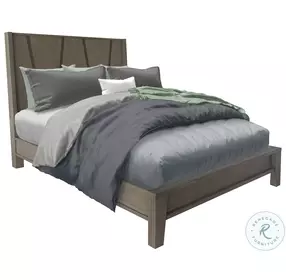 Sleek Minimal Moonstone Queen Panel Bed