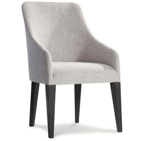 Prado Gray Upholstered Arm Chair Set Of 2