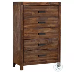 Wren Chestnut 5 Drawer Chest
