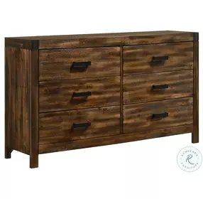 Wren Chestnut 6 Drawer Dresser