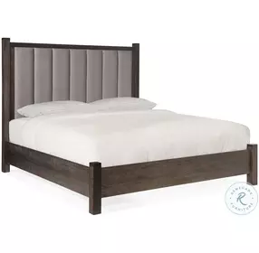 Thatcher Aventura Grey And Smoky Arabica Queen Short Poster Bed