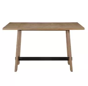 Aubrey Brown 60" Counter Height Table