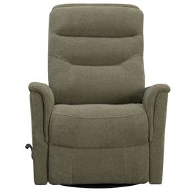 Gemini Snazzy Olive Manual Swivel Glider Recliner