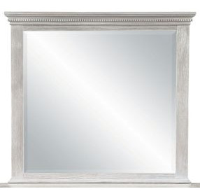 Silver Sands Gray Rectangular Mirror