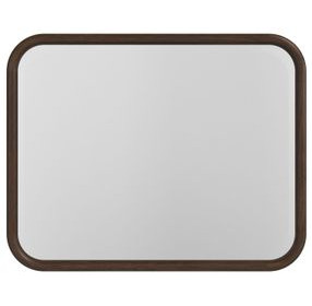 Verge Handcrafted Walnut Rectangle Dresser Mirror