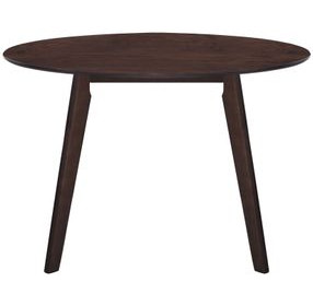 Tioga Brown and Cherry 47" Round Dining Table
