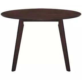 Tioga Brown and Cherry 47" Round Dining Table