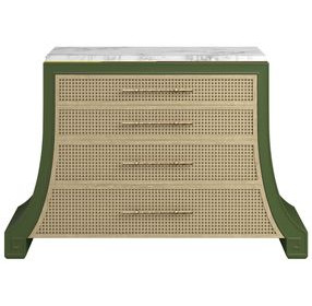 Eave Darkened Sage 4 Drawer Accent Chest