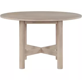 Gabby Light Brown 48" Round Dining Table