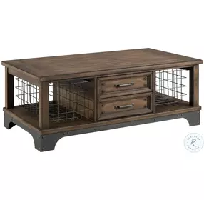 Whiskey River Gun Powder Gray Coffee Table