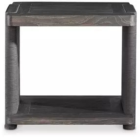 Andros Smoked Truffle and Oxford Brown Outdoor Square Side Table