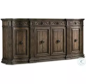 Rhapsody Rustic Walnut 96'' Credenza