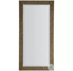 Solara Dark Brown And Silver Floor Mirror