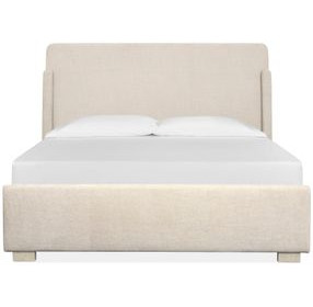 Moonwater Misty Cloud California King Upholstered Sleigh Bed