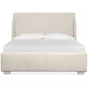 Lorelei Misty Cloud Queen Upholstered Sleigh Bed