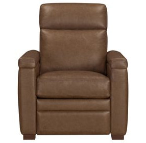 Fortmere Renaissance Tobacco Leather Manual Pushback Recliner