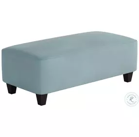Bella Skylight Blue Rectangular Cocktail Ottoman