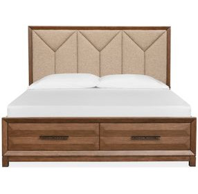 Callisto Upholstered Storage Panel Bed