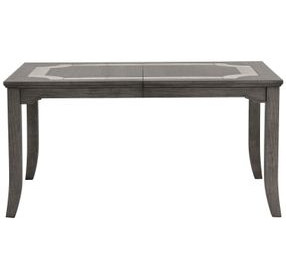 Lisbon Gray 78" Extendable Rectangular Dining Table