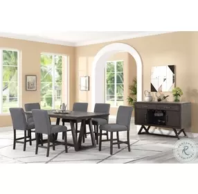 High Line Coffee Brown Dining Room Set