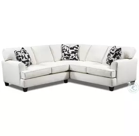 Spencer Sugarshock Blanco 2 Piece LAF Sectional