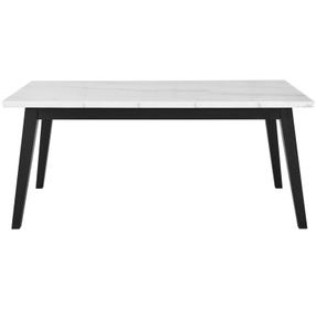 Vida White 72" Rectangular Dining Table