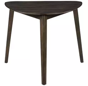 Rex Walnut 35" Guitar Pick Corner Dining Table