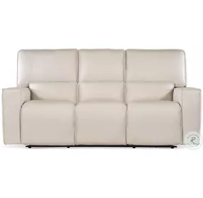 Miles Gray Leather Zero Gravity Power Reclining Sofa With Power Headrest