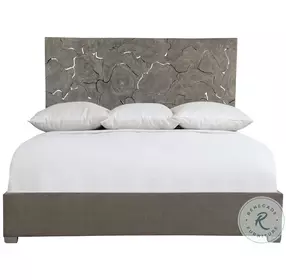 Calavaras Smoke King Upholstered Panel Bed