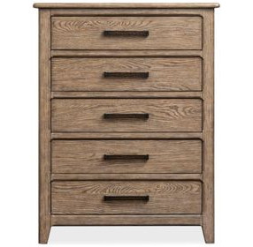 Claremont Smokey Taupe 5 Drawer Chest