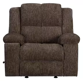Bronco Plush Umber Rocker Recliner