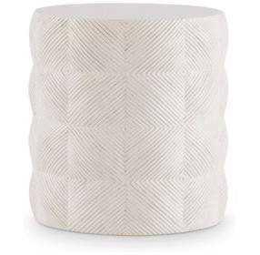 Ballantyne Natural Stonecast Outdoor Round Side Table