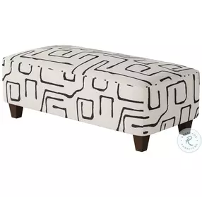 Fossil Ebony Rectangular Cocktail Ottoman