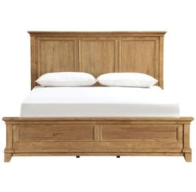 Sunstone Honey Brown California King Panel Bed