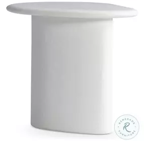 Fresco Chalky White Side Table