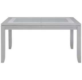 Fiona Mist Gray 78" Extendable Rectangular Dining Table