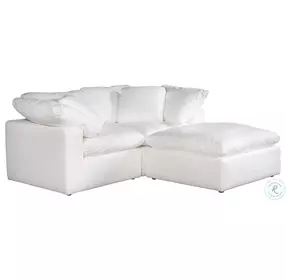 Terra Condo Cream Performance Fabric Modular Sectional