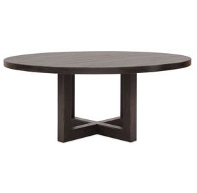 Harbor Drift Burnt Timber 72" Round Dining Table
