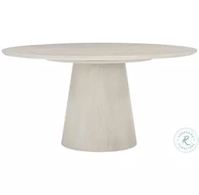 Alexa Beige and Tan 60" Round Dining Table