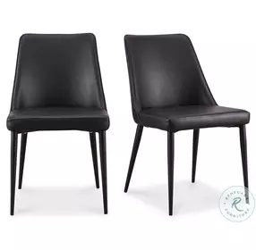 Lula Black Dining Chair Set Of 2
