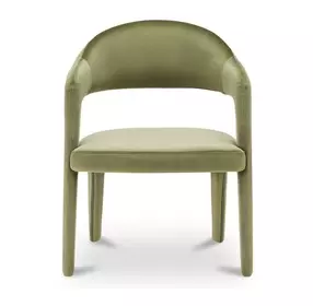 Martens Green Upholstered Dining Chair