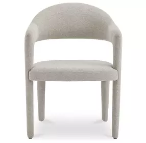 Martens Beige Performance Fabric Upholstered Dining Chair