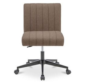 Sally Light Brown Performance Fabric Upholstered Office Chair