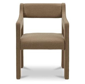 Elise Ochre Performance Fabric Upholstered Dining Chair