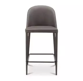 Burton Gray Upholstered Counter Height Stool