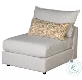 Durango Pewter Large Armless Chair